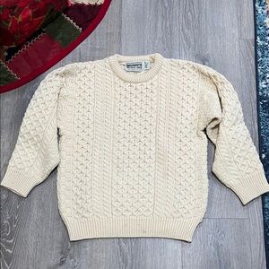 Aran Sweater Market Wool Irish Sweater